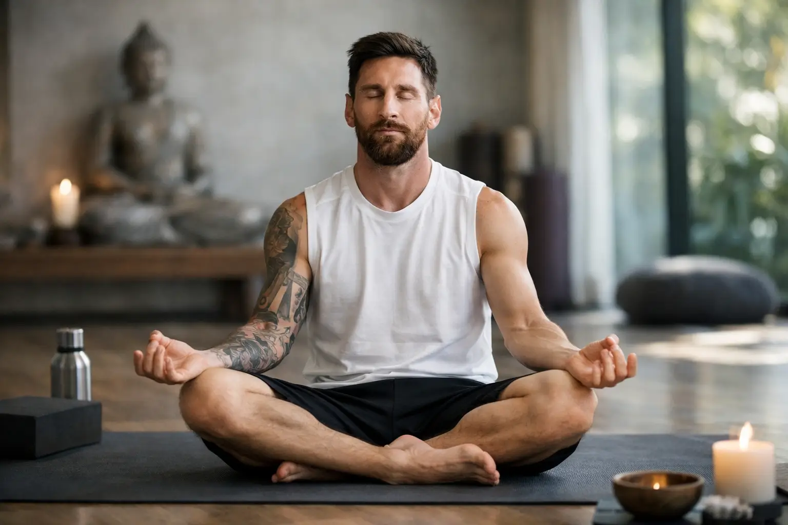Messi yoga trening - zašto privlači pažnju