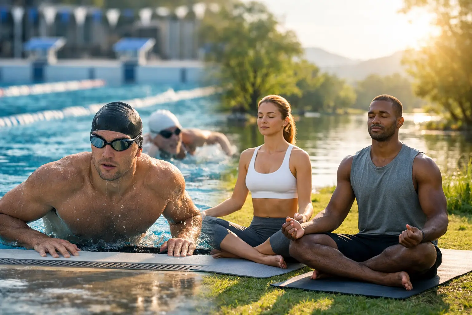 Olimpijski plivači i yoga za bolji učinak